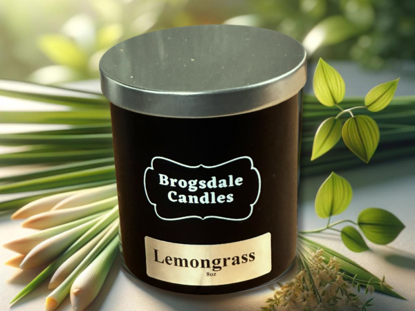 Lemongrass Scented Jar Candle