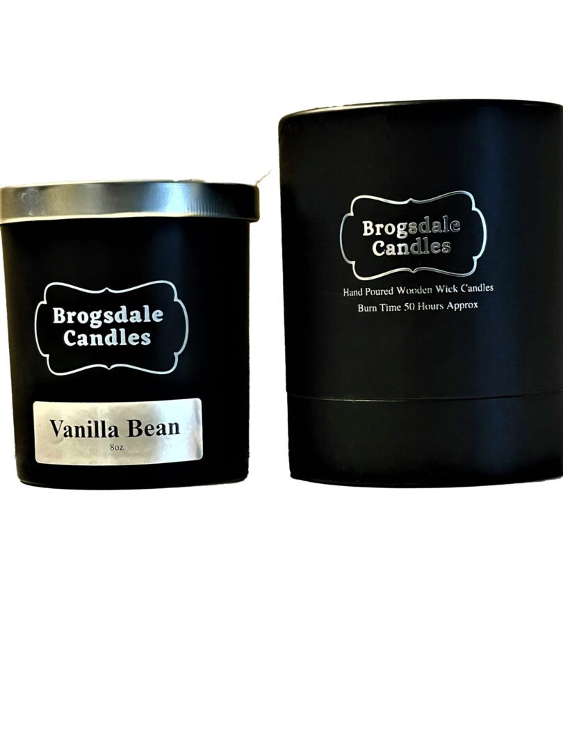 Vanilla Bean Scented Candle Brogsdale Candles