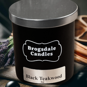 Black Teakwood Candle