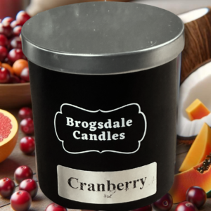 Cranberry Scented Jar Candle